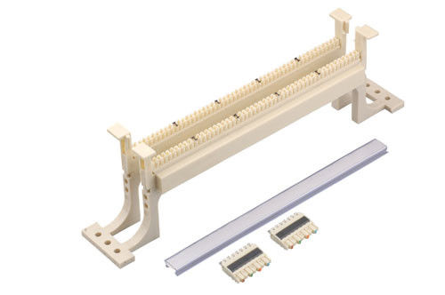 Base de câblage téléphonique 100 paire 110 panneau de patch de bloc de terminaison pour la communication réseau YH7036