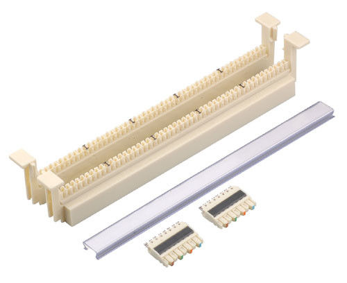 Base de câblage téléphonique 100 paire 110 panneau de patch de bloc de terminaison pour la communication réseau YH7036