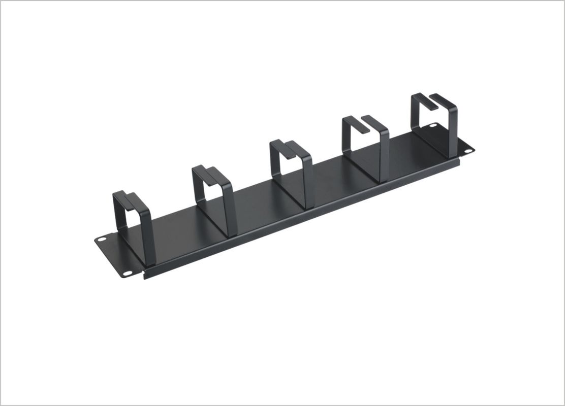 Taille à haute densité de la gestion 1U de câble de réseau de support, type YH4026 de support de stockage de câble