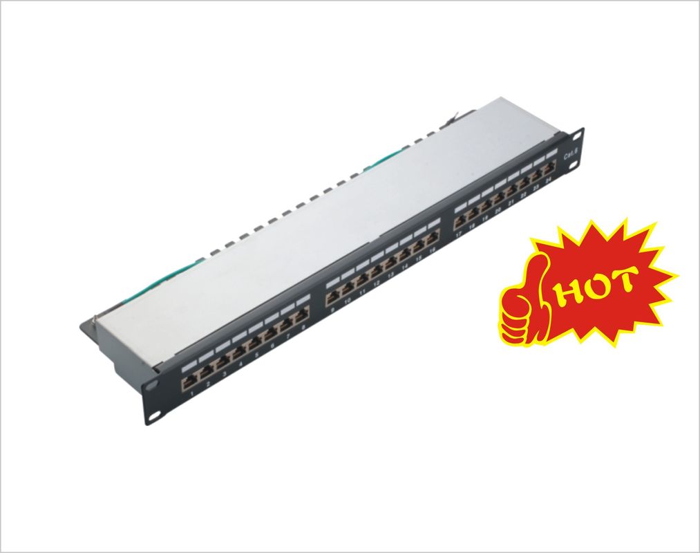 Panneau de patch anti-rouille, panneau de patch de câble de réseau, panneau de patch de salle de surveillance adaptée YH4006