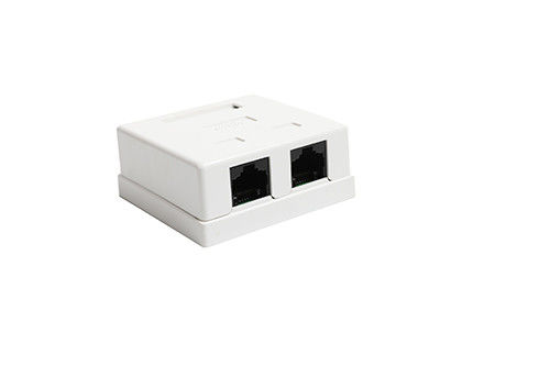 Réseau RJ45 Jack à double accès de boîte extérieure de bâti trapézoïdal avec le port YH7014 d'Ethernet ou de téléphone