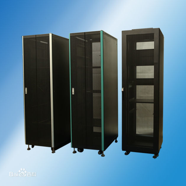 Réservoir de serveur / racks et armoires d'ordinateur en noir YH2001
