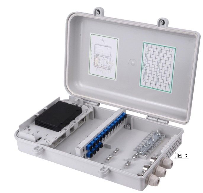Cabinet de distribution de fibres optiques de couleur uniforme haute densité forte protection YH3029