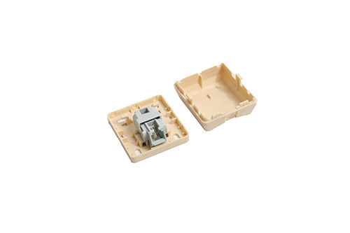 Boîte de bâti de surface de prise murale de la mise en réseau RJ11 avec la sortie YH7109 de téléphone des USA Jack