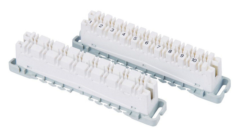 Haut module de couronne de la bande CAT5E de bande TB de 10 paires de retour/bâti YH6468506100 de profil